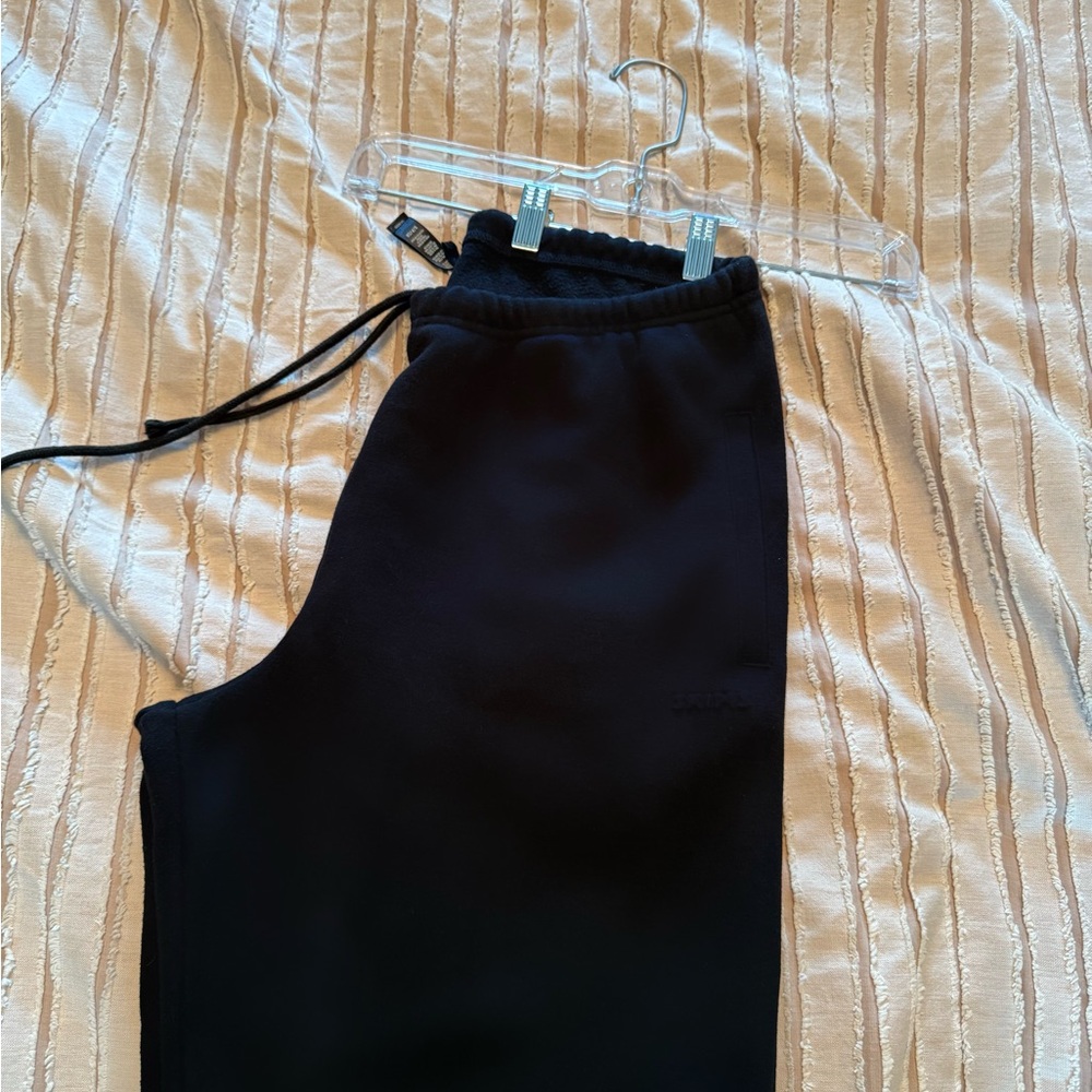 SKIMS Black Track Pants